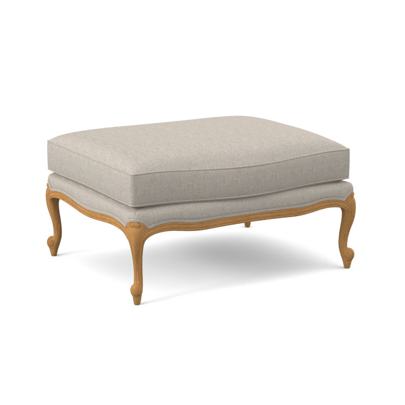 St. Helena Ottoman, Maya Cyan, Amber