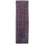 Tapis de couloir mauve de haute qualité noué à la main