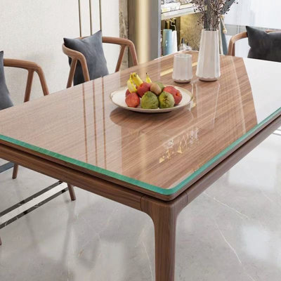 3/8 Inch Thick Tempered Glass Table Top 47.2 Inches Deep, Good For Living Room Decor 47.2*23.6 Of Glass, Lowers Injury Possibility