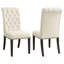 Ensemble de 2 chaises d'appoint rembourrées Alana-663334274-663334275