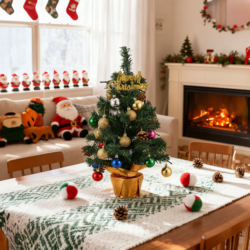 1.79' H Artificial Pine Christmas Tree