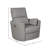 Frederik Upholstered Power Swivel Glider, Frost-1812233383