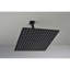 Pomme de douche 16 po noir mat