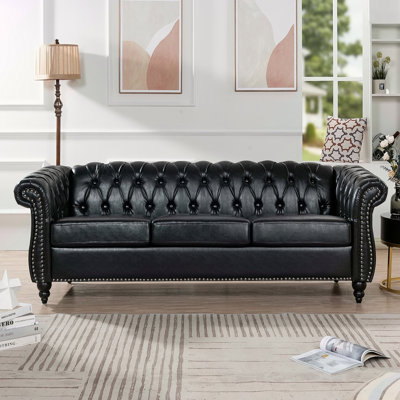 Canapé Chesterfield 84,65 po.