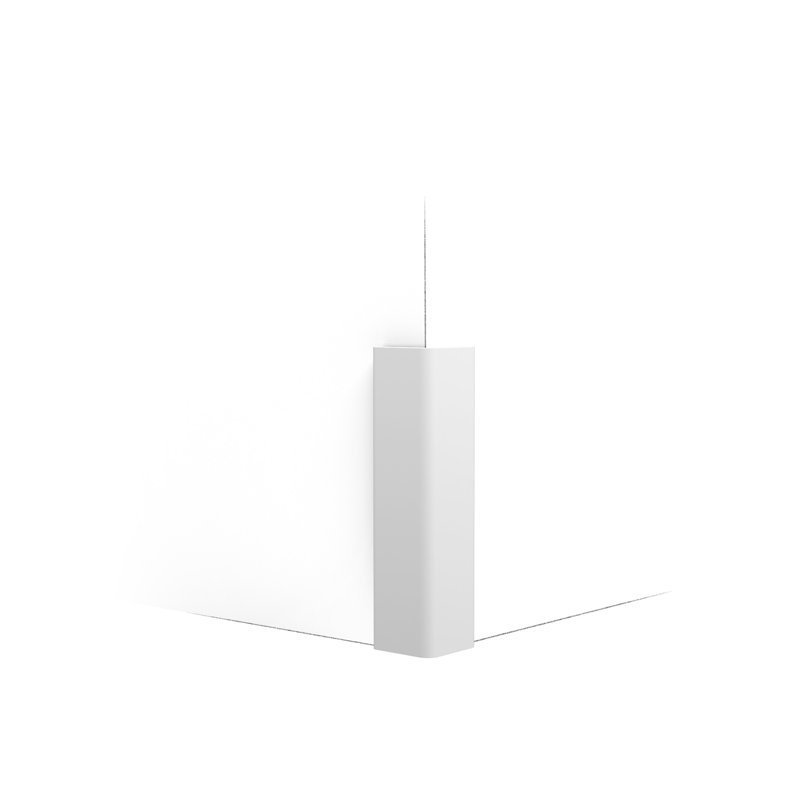1-1/8 in x 1-1/8 in x 78-3/4 in Primed White Plain Polystyrene Crown Moulding