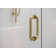 Stellar 86.25 in. x 78 in. Fully Frameless 3 Panel Inline Hinge Shower Door