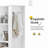 Modern Tall Storage Cabinet – Tilt-Out Compartment, Adjustable Shelves, 80LBS Capacity, Soft-Close Hinges, Aluminum Alloy Handles, Perfect For Bathroom & Home Organization-1193104846