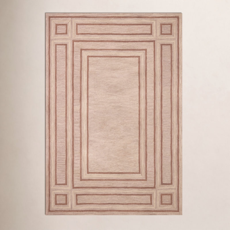 Tapis rosé / rose Chris Loves Julia x Loloi Alfie, Rectangle 9 pi 3 po x 13 pi