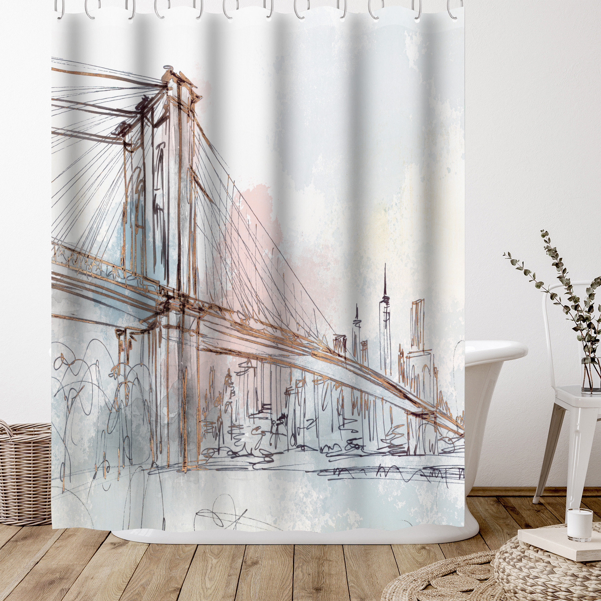 Shower Curtain - Embodiment By Pi Creative Art