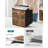 Set Of 6 Storage Boxes With Handles, Foldable Oxford Cloth And Non-Woven Storage Boxes