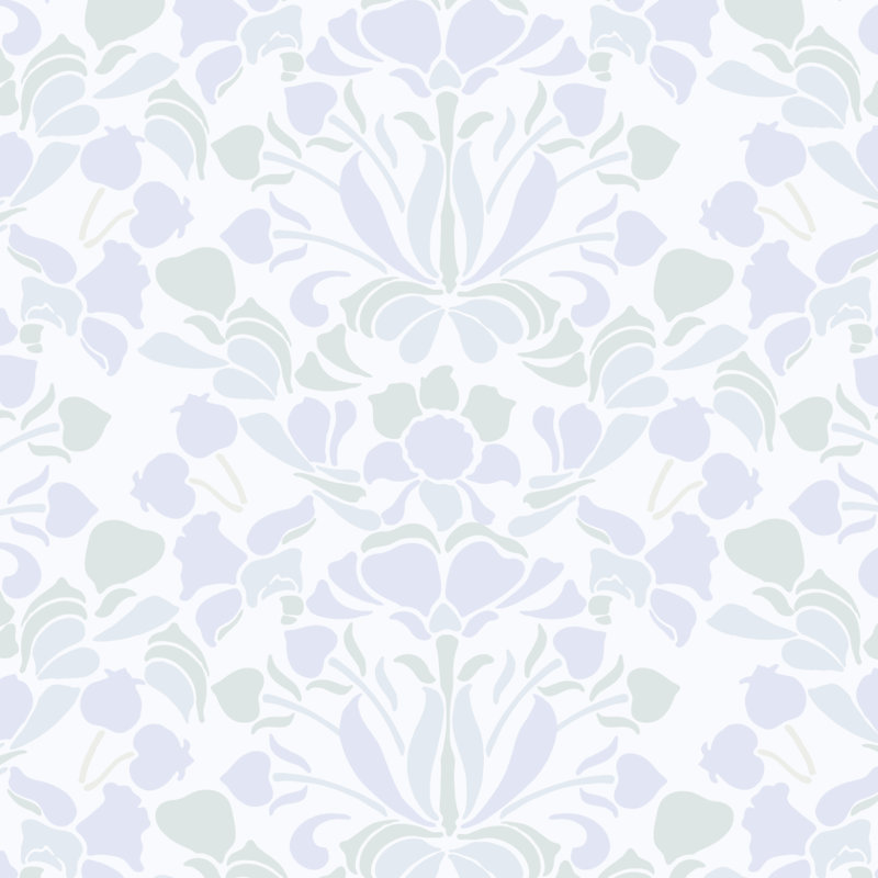Nomad Snapdragon 10' L x 24" W Wallpaper Tile, Navy Blue, Premium Paper