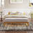 Wood Platform Bed Frame With Slat Support