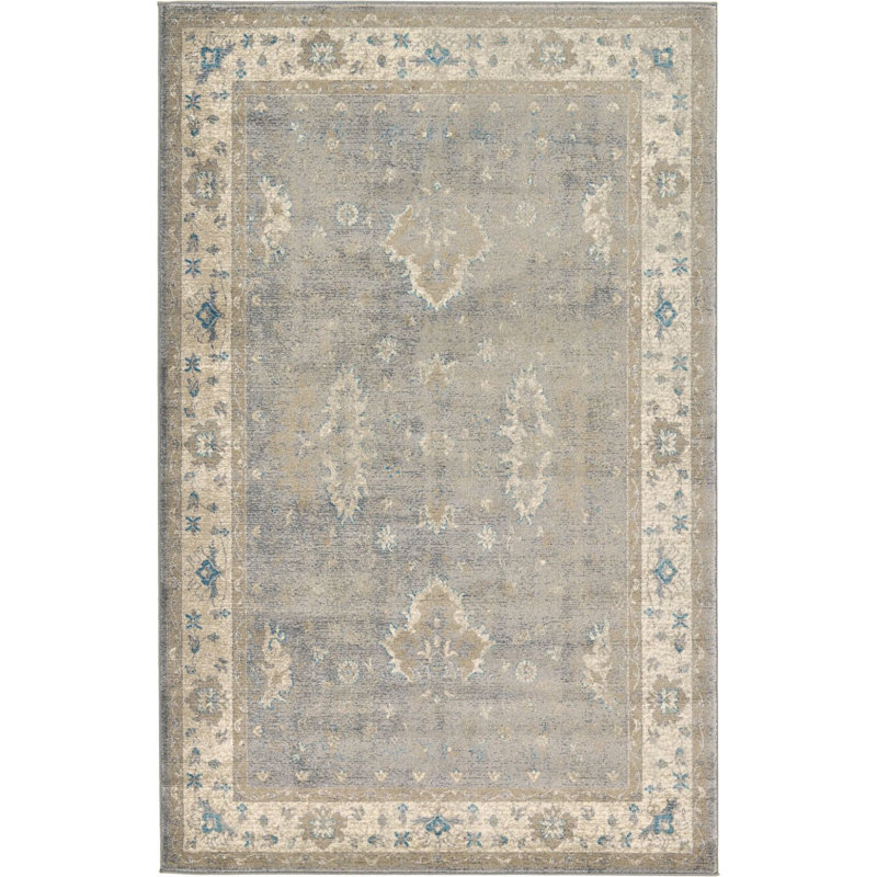 Linz Floral Indoor Rug, Rectangle 3'3" x 5'3"