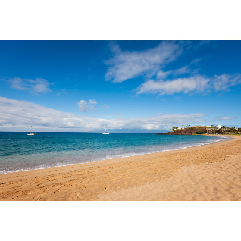 Belle plage de Kaanapali, Maui, Hawaï, par Mlenny, H 24 po x l 36 po