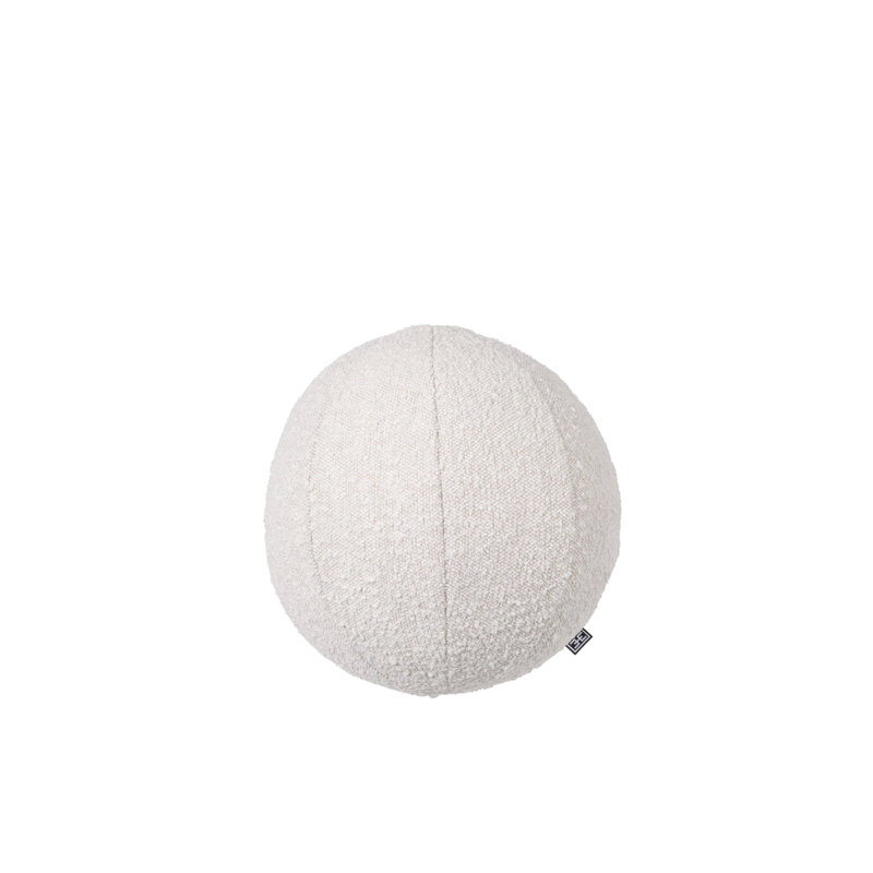 Palla Circular Pillow Cover & Insert, Cream, 11.81" x 11.81"