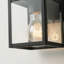 Matte Black 18.6cm H Outdoor Sconce