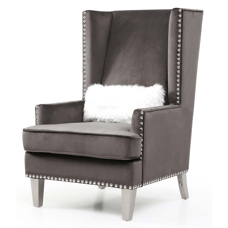 Fauteuil Elegant, Gris foncé