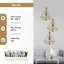 Marshall 3 - Light Gold Cluster Pendant