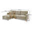 Aharshi 5 Seater Fabric Sofa & Chaise