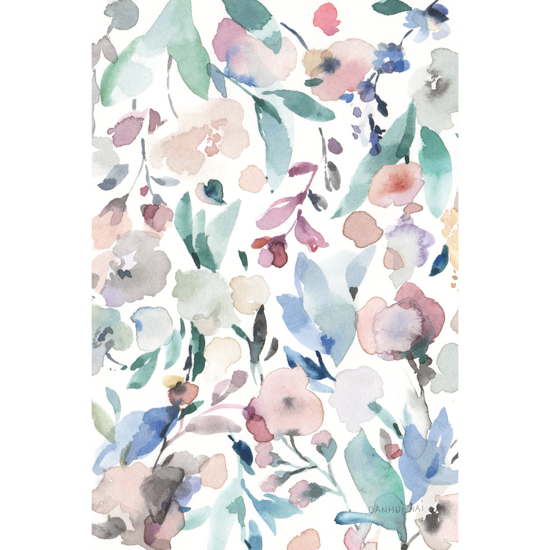 Leinwandbild Breezy Florals III von Danhui Nai