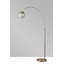 Lampe sur pied arquée 72 po Delpha
