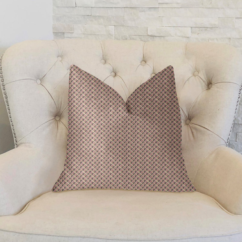 Coussin décoratif perle de luxe Ellie, 18 po x 18 po