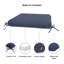 Sunbrella Square Dining Chair Cushions, 3" Foam Replacement Cushion-1261558984-1261558976