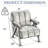 Mid-Century Modern Cloud-Shaped Accent Chair – Soft Chenille Fabric Lounge Armchair with Solid Wood Frame for Living Room, Bedroom, Balcony,-1781464383