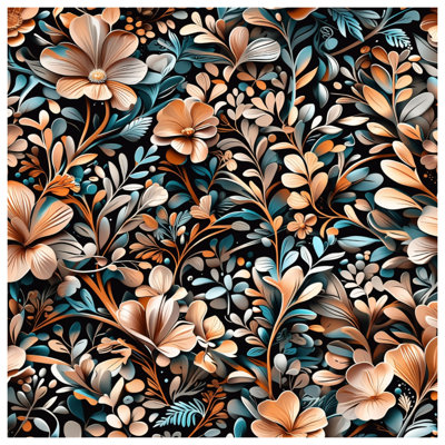 Édredon Floral Botanical Illustration