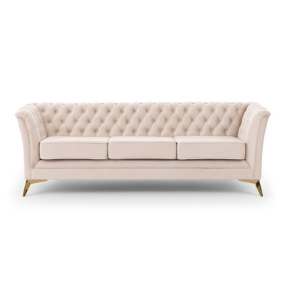 Whitby 3 Seater Velvet Sofa