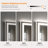 Iris 60 in. W x 36 in. H Rectangular Frameless LED Wall Bathroom Vanity Mirror in Silver-2135445954