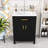 Robby Modern Wooden Freestanding Single Bathroom Vanity with Ceramic Sink and Ample Storage-1846266035