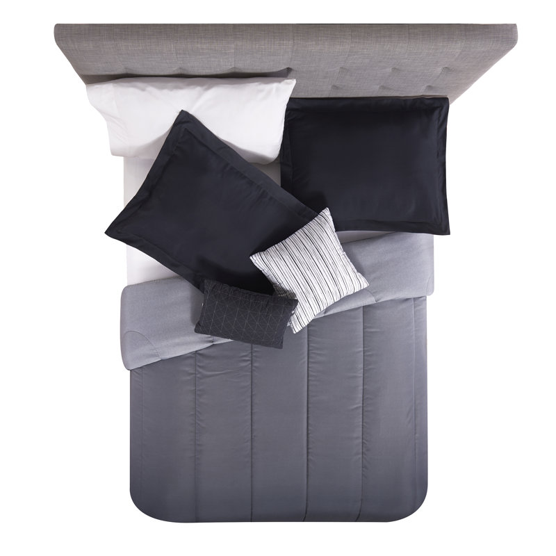  Ensemble d'édredon, Édredon simple et 1 taie décorative et 1 coussin