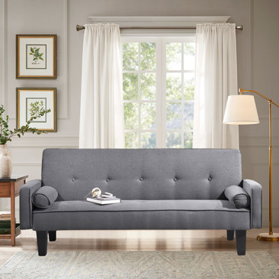 Futon avec matelas capitonné 71,6 po Ilta