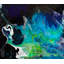 'Iridescent Night' - Wrapped Canvas Painting Print