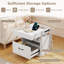 50cm W Manufactured Wood Bedside Table-1936115388