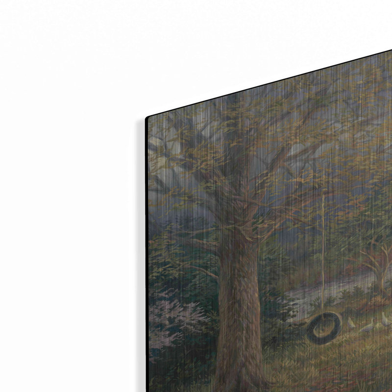 «Mid Country Farmhouse» par Chuck Pinson, art mural en métal, H 24 po x l 36 po