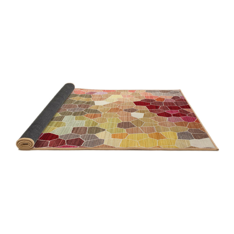Anerinda Abstract Indoor Rug, Round 5'