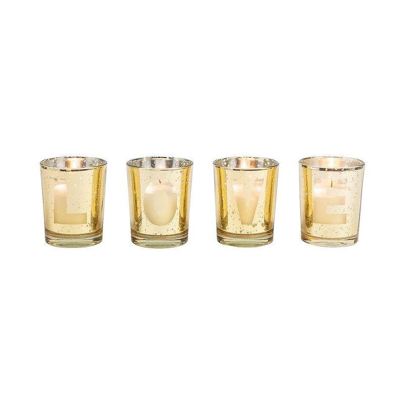 6.2'' H Glass Tabletop Votive Holder