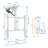Motorized Ceiling TV Mount-109663660