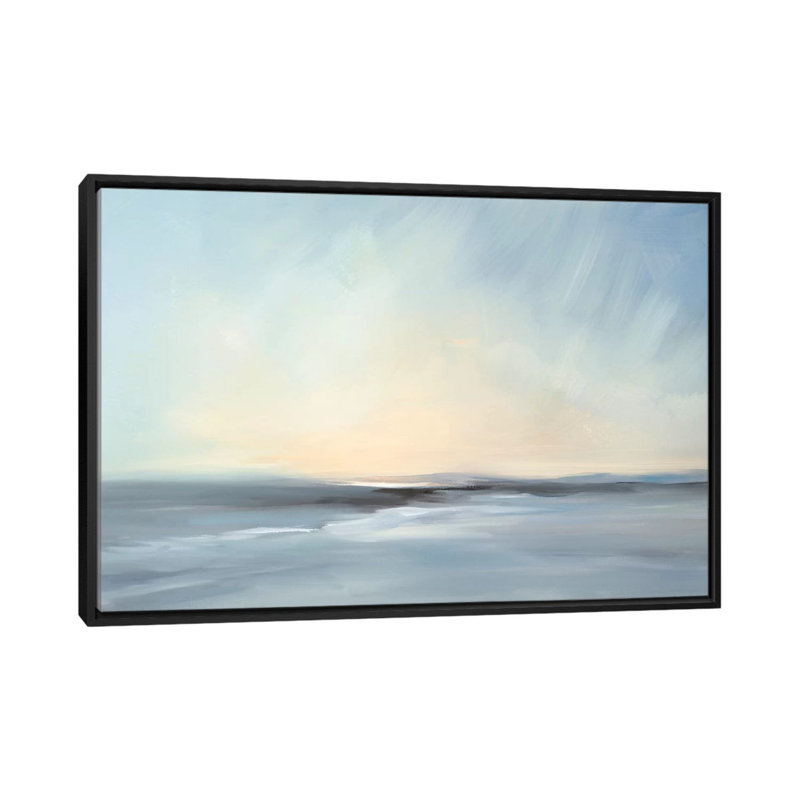 «Quiet Moments», impression sur toile, Toile avec cadre flottant noir, Pas de tapis, H 32 po x l 48 po x P 1,5 po