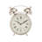 Modern & Contemporary Quartz movement / Crystal Tabletop Clock in Silver
