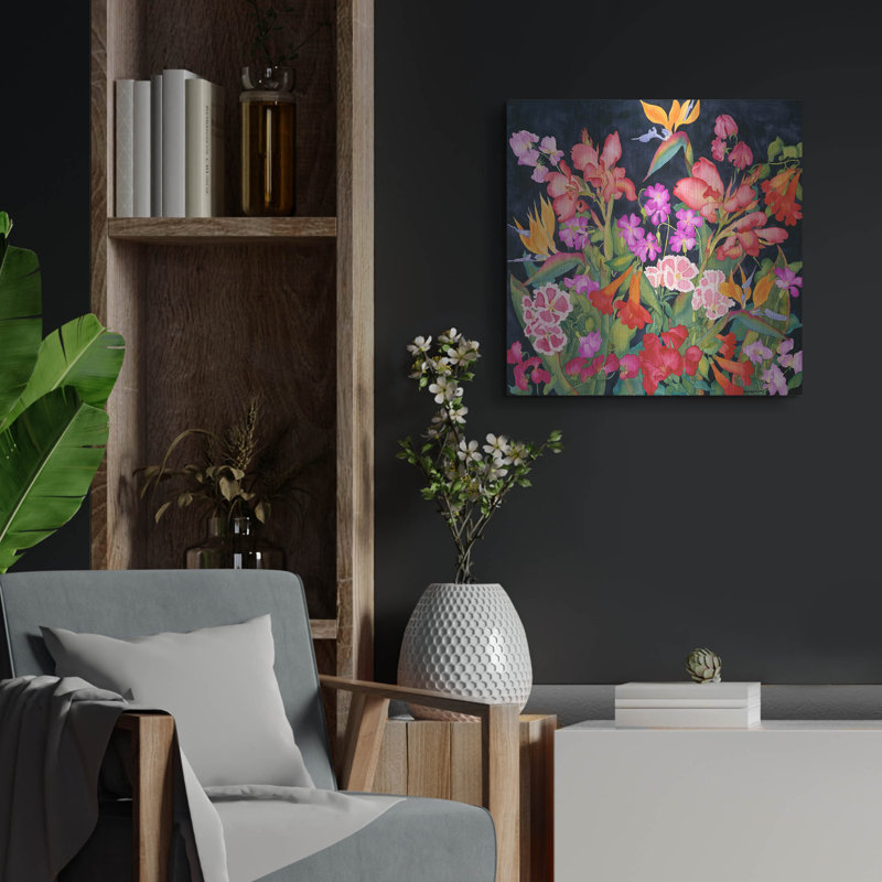 «Secret Garden - Square» par Carissa Luminess, H 24 po x l 24 po