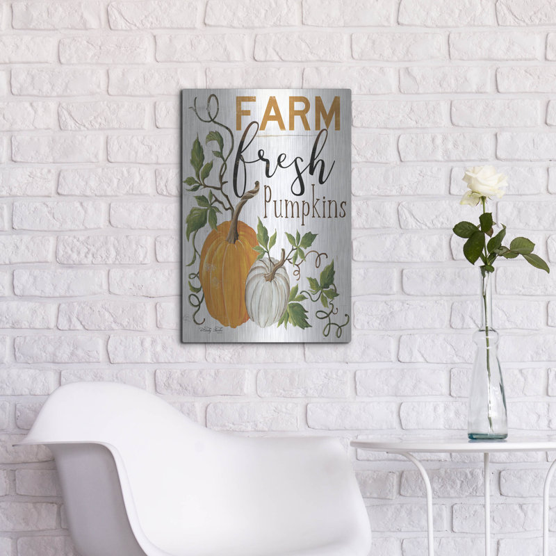 «Farm Fresh Pumpkins» par Cindy Jacobs, H 24 po x l 16 po