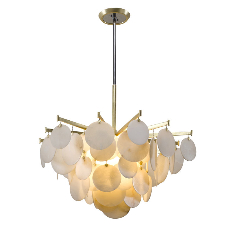 Luminaire suspendu géométrique unique à 1 lumière Serenity