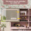 Dorlan 50'' Wide With Flower Shape Vanity With Stools And Mirrors-1823209899