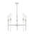 Granton Brushed Nickel 5 Light Chandelier-123222899