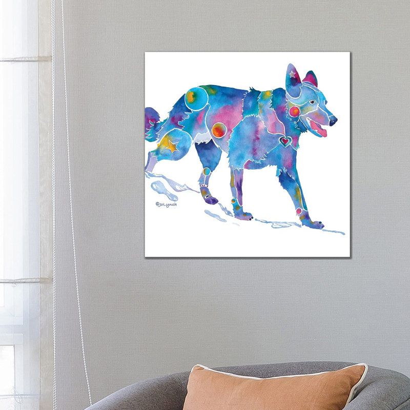 German Shepherd by Jo Lynch - Wrapped Canvas Gallery-Wrapped Canvas Giclée, 66.04 cm H x 66.04 cm W x 1.91 cm D