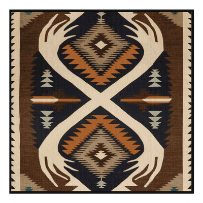  Tapis lavable Antler Southwestern