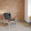 Chaise longue Shela en placage de noyer et cuir véritable-1766316143